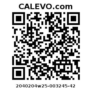 Calevo.com Preisschild 2040204w25-003245-42