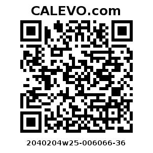 Calevo.com Preisschild 2040204w25-006066-36