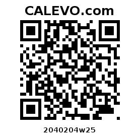 Calevo.com Preisschild 2040204w25