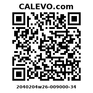 Calevo.com Preisschild 2040204w26-009000-34