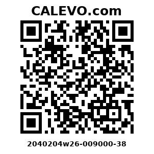 Calevo.com Preisschild 2040204w26-009000-38