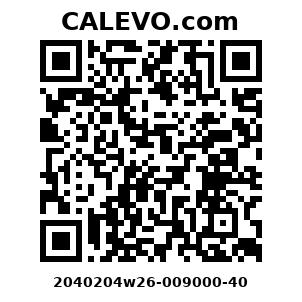 Calevo.com Preisschild 2040204w26-009000-40