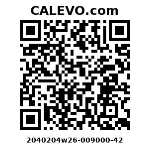 Calevo.com Preisschild 2040204w26-009000-42