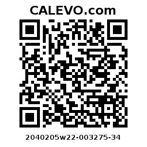Calevo.com Preisschild 2040205w22-003275-34