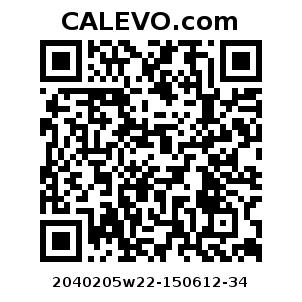 Calevo.com Preisschild 2040205w22-150612-34