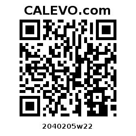 Calevo.com Preisschild 2040205w22