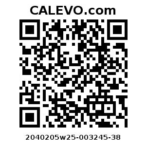 Calevo.com Preisschild 2040205w25-003245-38