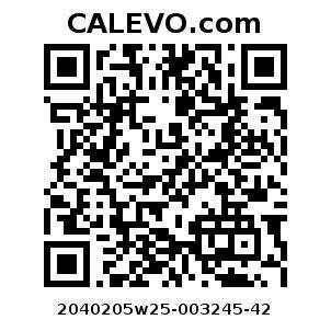 Calevo.com Preisschild 2040205w25-003245-42