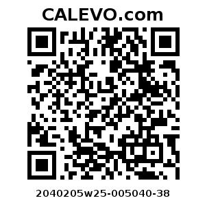 Calevo.com Preisschild 2040205w25-005040-38