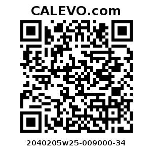 Calevo.com Preisschild 2040205w25-009000-34