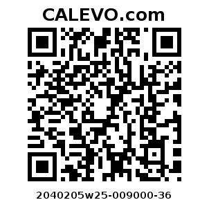 Calevo.com Preisschild 2040205w25-009000-36