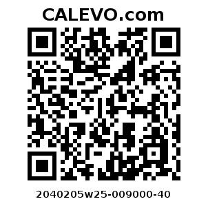 Calevo.com Preisschild 2040205w25-009000-40