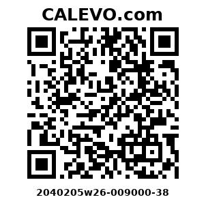 Calevo.com Preisschild 2040205w26-009000-38