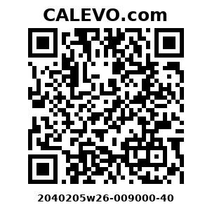 Calevo.com Preisschild 2040205w26-009000-40