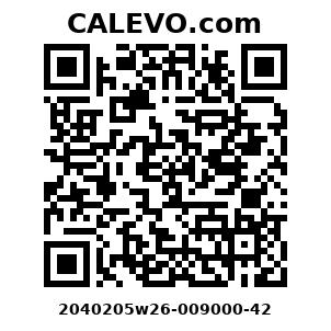 Calevo.com Preisschild 2040205w26-009000-42