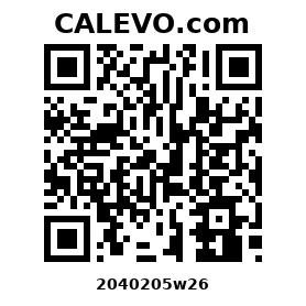 Calevo.com Preisschild 2040205w26