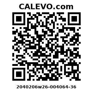 Calevo.com Preisschild 2040206w26-004064-36