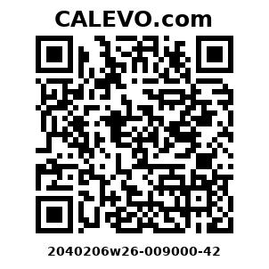 Calevo.com Preisschild 2040206w26-009000-42