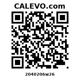 Calevo.com Preisschild 2040206w26
