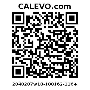 Calevo.com Preisschild 2040207w18-180162-116+