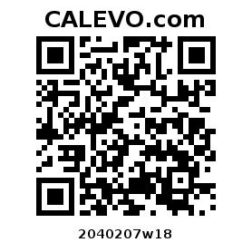 Calevo.com Preisschild 2040207w18