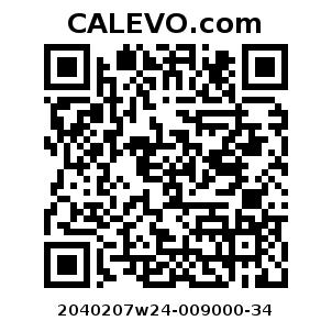Calevo.com pricetag 2040207w24-009000-34