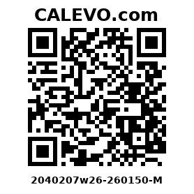Calevo.com Preisschild 2040207w26-260150-M