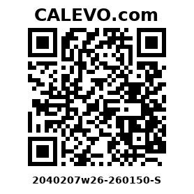 Calevo.com Preisschild 2040207w26-260150-S