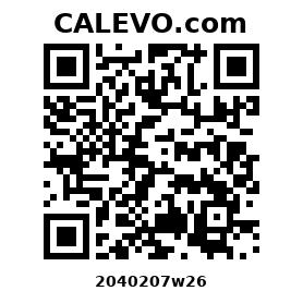 Calevo.com Preisschild 2040207w26