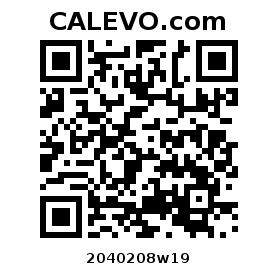 Calevo.com Preisschild 2040208w19