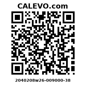 Calevo.com Preisschild 2040208w26-009000-38