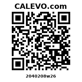 Calevo.com Preisschild 2040208w26
