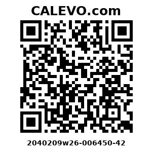Calevo.com Preisschild 2040209w26-006450-42