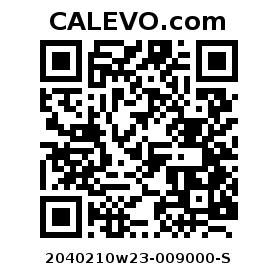 Calevo.com Preisschild 2040210w23-009000-S