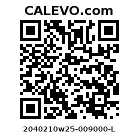 Calevo.com Preisschild 2040210w25-009000-L