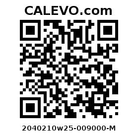 Calevo.com Preisschild 2040210w25-009000-M