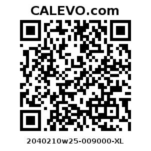 Calevo.com Preisschild 2040210w25-009000-XL