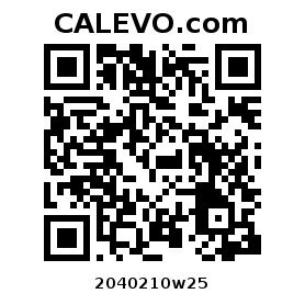 Calevo.com Preisschild 2040210w25