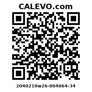 Calevo.com Preisschild 2040210w26-004064-34