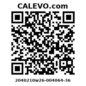 Calevo.com Preisschild 2040210w26-004064-36