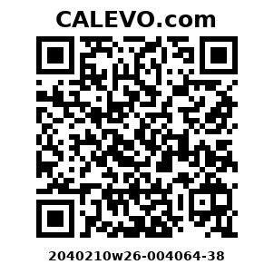 Calevo.com Preisschild 2040210w26-004064-38