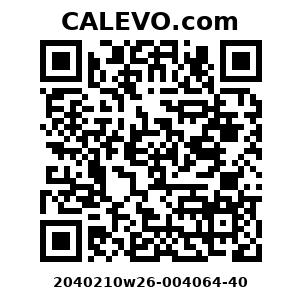Calevo.com Preisschild 2040210w26-004064-40