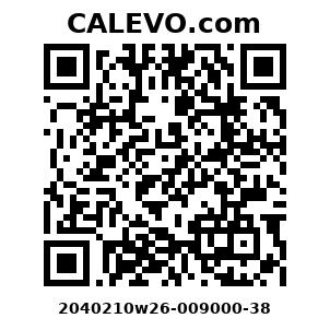 Calevo.com Preisschild 2040210w26-009000-38