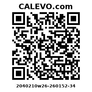 Calevo.com Preisschild 2040210w26-260152-34