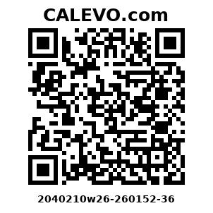 Calevo.com Preisschild 2040210w26-260152-36