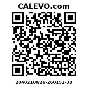 Calevo.com Preisschild 2040210w26-260152-38