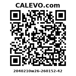 Calevo.com Preisschild 2040210w26-260152-42