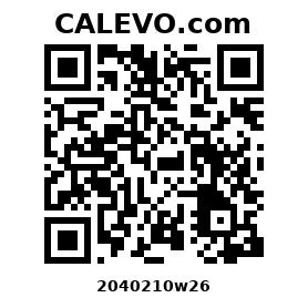 Calevo.com Preisschild 2040210w26