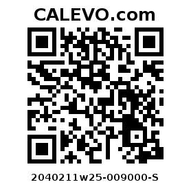 Calevo.com Preisschild 2040211w25-009000-S