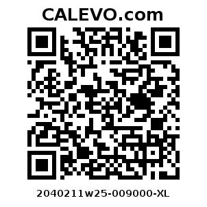 Calevo.com Preisschild 2040211w25-009000-XL